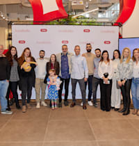 הצוות של אנבלה בעת השקת המוצר בשילב / צילום: שוקה כהן