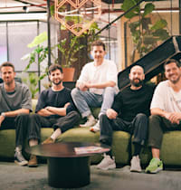 המייסדים יונתן פסס (מימין), תום להט, יהלי סער, נדב שץ וגל שלזינגר / צילום: MNG