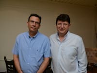 אמיל וינשל (מימין) וניצן צעיר־הרים, מייסדי ווישור / צילום: איל יצהר
