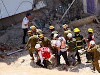 קריסת החניון ברחוב הברזל בת''א ב-2016 / צילום: שלומי יוסף