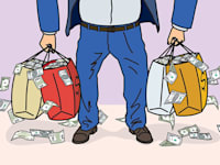 איך משמרים עובדים שהפכו למיליונרים / איור: לירון בר עקיבא