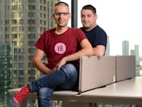 מייסדי אלמנטור (מימין): אריאל קליקשטיין ויוני לוקסנברג / צילום: איל יצהר