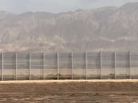 'הגדר המזרחית' בגבול ירדן, בין אילת לחולות סמר (צפונית לתמנע) / צילום: באדיבות מנהלת התפר ו'שעון חול' במשרד הביטחון