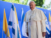 האפיפיור פרנציסקוס בביקור בבית הנשיא / צילום: יונתן זינדל