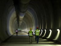 המנהרה הארוכה ביותר בישראל שנכרית במסגרת פרויקט קו הרכבת המהיר לירושלים / צילום: רכבת ישראל