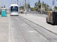 אירוע ציון תחילת נסיעות המבחן בקו האדום של הרכבת הקלה / צילום: איל יצהר