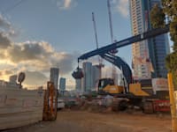 בניה בישראל. חשש ממחסור בפלדה / צילום: הדר רות בשן