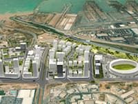 הדמיית רובע פארק לכיש / הדמיה: ארי כהן אדריכלים