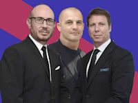 האחים זלקינד וצחי נחמיאס / צילום: ישראל הדרי, ורד פיצ'רסקי