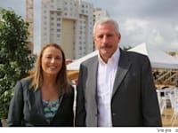 דורון אביב ודפנה הרלב / צילום: סיון פרג'