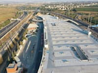 חניון הנתיב המהיר במחלף שפירים / צילום: Terrascan