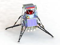 דגם הנדסי של נחתת בראשית 2 / צילום: באדיבות ספייס איי אל