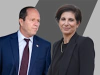 הממונה על התחרות מיכל כהן ושר הכלכלה ניר ברקת / צילום: כדיה לוי, אוליביה פיטוסי - ''הארץ''