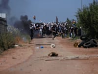 מחאת הדרוזים נגד מיזם אר''ן, רמת הגולן / צילום: דוברות משטרת ישראל