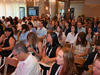 באי הכנס במהלך ההרצאות / צילום: תמר מצפי