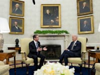 פגישת נשיא המדינה יצחק הרצוג ונשיא ארה''ב ג'ו ביידן בבית הלבן / צילום: Associated Press, Susan Walsh