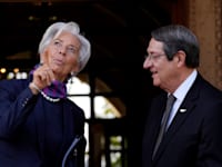 כריסטין לגארד, נשיאת הבנק המרכזי האירופי / צילום: Associated Press, Petros Karadjias