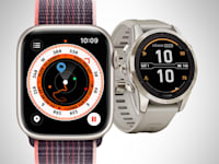 גרמין fenix 7S Pro ואפל ווטש 8 / צילום: יח''צ