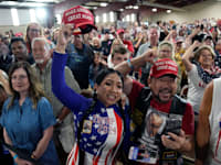 תומכי ימין בארה''ב / צילום: ap, Charlie Neibergall