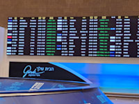 לוח הטיסות בנתב''ג / צילום: טלי בוגדנובסקי