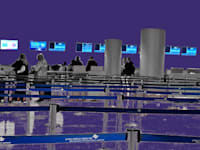 עמדות חברות התעופה בנתב''ג ריקות. בכל זאת יש מקום לאופטימיות / עיצוב: טלי בוגדנובסקי