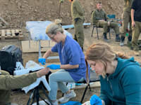 פודיטאטרים בשטח / צילום: תמונה פרטית