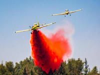מטוס כיבוי / צילום: צביקה פלדמן