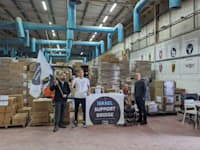 מתנדבי  Israel Support Bridge- ארז גינת, גיא משה, ולדי רטמן וירין יוסף חסידים / צילום: תמונה פרטית