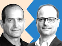 סגן יו''ר דירקטוריון הראל השקעות, בן המבורגר, ומנכ''ל קבוצת ישראכרט, רן עוז / צילומים: יח''צ, תמי בר שי