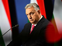 ויקטור אורבן, ראש ממשלת הונגריה / צילום: ap, Denes Erdos