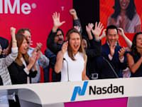 אן ווייציצקי, מנכ''לית ומייסדת 23andMe בהנפקת החברה בנאסד''ק / צילום: Reuters, PETER DASILVA