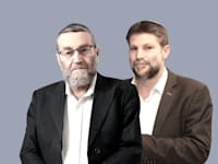 שר האוצר בצלאל סמוטריץ' ויו''ר ועדת הכספים משה גפני / צילום: עמית שאבי (ידיעות אחרונות), איל יצהר