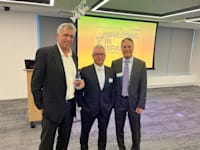 מימין: ליאור אבירם, זהר פלטי וידין קאופמן / צילום: יח''צ שבלת