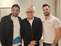 מימין לשמאל: דוד לדוביץ, צחי וידר ואלי יופית / צילום: יח''צ