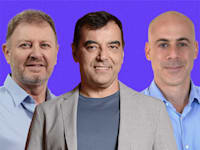 אלעד צרפתי, אמנון שעשוע וזיו אבירם / צילום: OrCam, איל יצהר