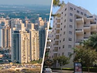 קריית השרון מול עיר ימים / צילומים: איל יצהר, shutterstock