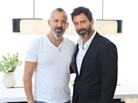 יהודה לוי ויורם אביסרור, מבעלי חברת אביסרור / צילום: ערן לם