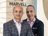 נועם מזרחי, סמנכ''ל הטכנולוגיה העולמי של מארוול ורג'יב חוסיין, נשיא הטכנולוגיות של מארוול / צילומים: כדיה לוי ויח''צ מארוול