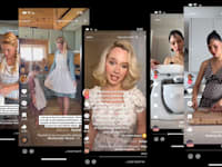 מתוך הטיקטוק שלEstee ,Nara Smith ו–Rachel Joy (מימין בכיוון השעון). כל כך מסורתי וכל כך מודרני / צילום: מתוך טיקטוק