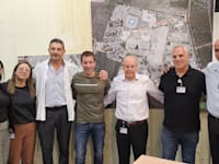 אנשי הפדרציה ואנשי המרכז הרפואי לגליל (במרכז איציק שמולי)