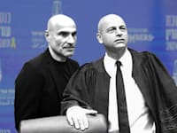 השופט איתן אורנשטיין ועו''ד אפי נוה / צילום: שלומי יוסף, עיבוד: טלי בוגדנובסקי
