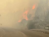 תקיפות כטמבים של חיזבאללה בצפון הארץ / צילום: דוברות מכבי אש/רויטרס