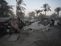 דיר אל בלאח, רצועת עזה, מוקדם יותר היום / צילום: ap, Abdel Kareem Hana