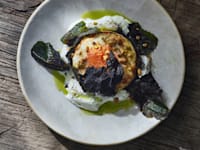 גבינת מנורי עם ריבת דלעת / צילום: דן פרץ