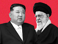 עלי חמינאי וקים ג'ונג און / צילומים: AP-Vladimir Smirnov