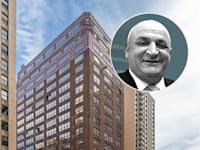 הבניין בניו יורק שנרכש ע''י אלעד גרופ. בעיגול: יצחק תשובה / צילומים: loopnet.com, תמר מצפי