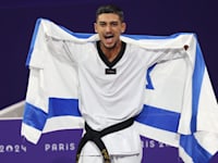 אסף יסעור, אחרי הזכייה בזהב / צילום: באדיבות הוועד הפראלימפי הישראלי