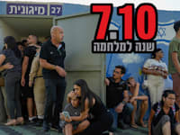 אנשים תופסים מחסה במיגונית בזמן מתקפת הטילים מאיראן, שבוע שעבר / צילום: ap, Baz Ratner