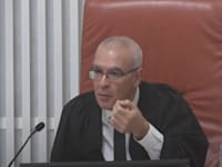השופט עופר גרוסקופף בדיון בבג''צ, היום (ב') / צילום: דוברות הרשות השופטת