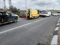 אמבולנס של מד''א בזירת פיגוע / אילוסטרציה: תיעוד מבצעי מד''א